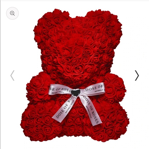Dose of Roses Red Rose Bear Medium - Picture 2 of 4